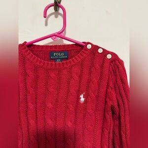 Polo Ralph Lauren 3T red sweater